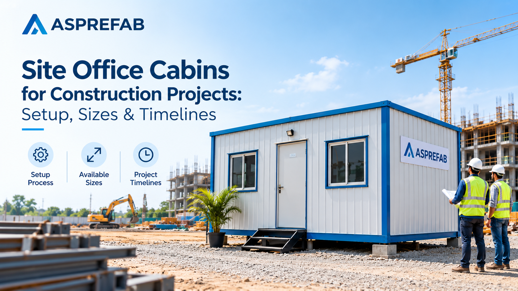 Site Office Cabins for Construction Projects: Setup, Sizes & Timelines - Asprefab